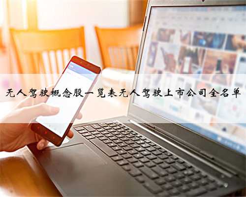 无人驾驶概念股一览表无人驾驶上市公司全名单