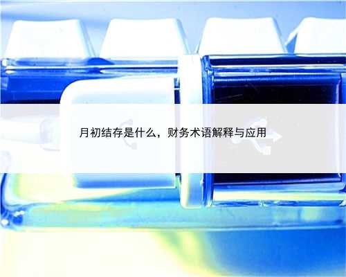 月初结存是什么，财务术语解释与应用