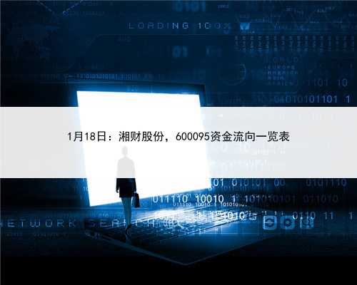 1月18日：湘财股份，600095资金流向一览表
