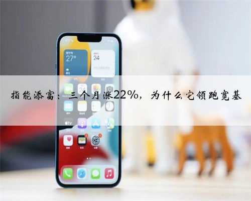 指能添富：三个月涨22%，为什么它领跑宽基