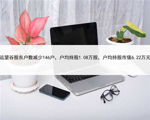 远望谷股东户数减少146户，户均持股1.08万股，户均持股市值6.22万元