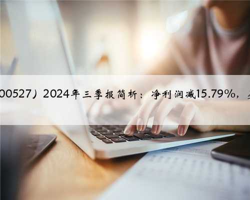 江南高纤（600527）2024年三季报简析：净利润减15.79%，盈利能力上升