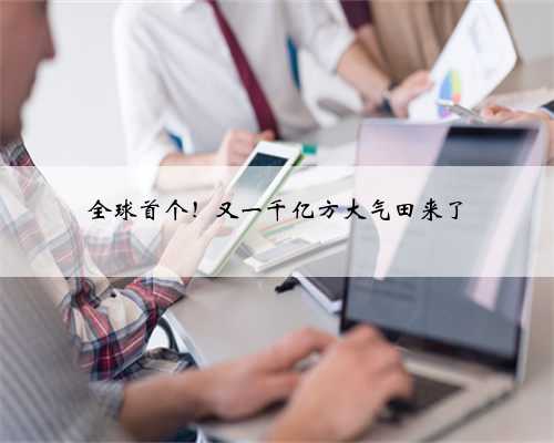 全球首个！又一千亿方大气田来了